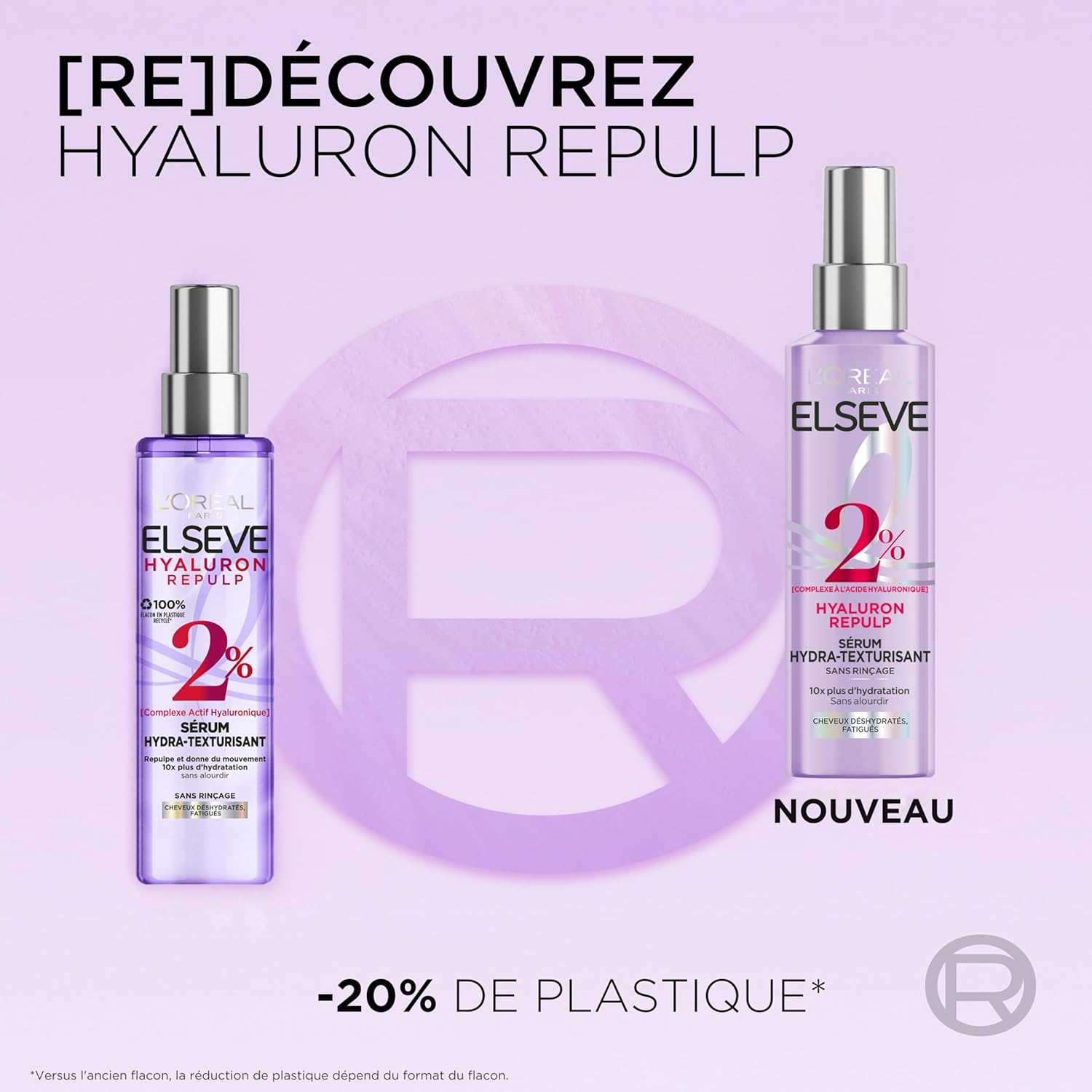 L'Oréal Paris - Elseve Hyaluron Repulp - 150ml - Sérum hydratant cheveux, acide hyaluronique, hydratation 72h