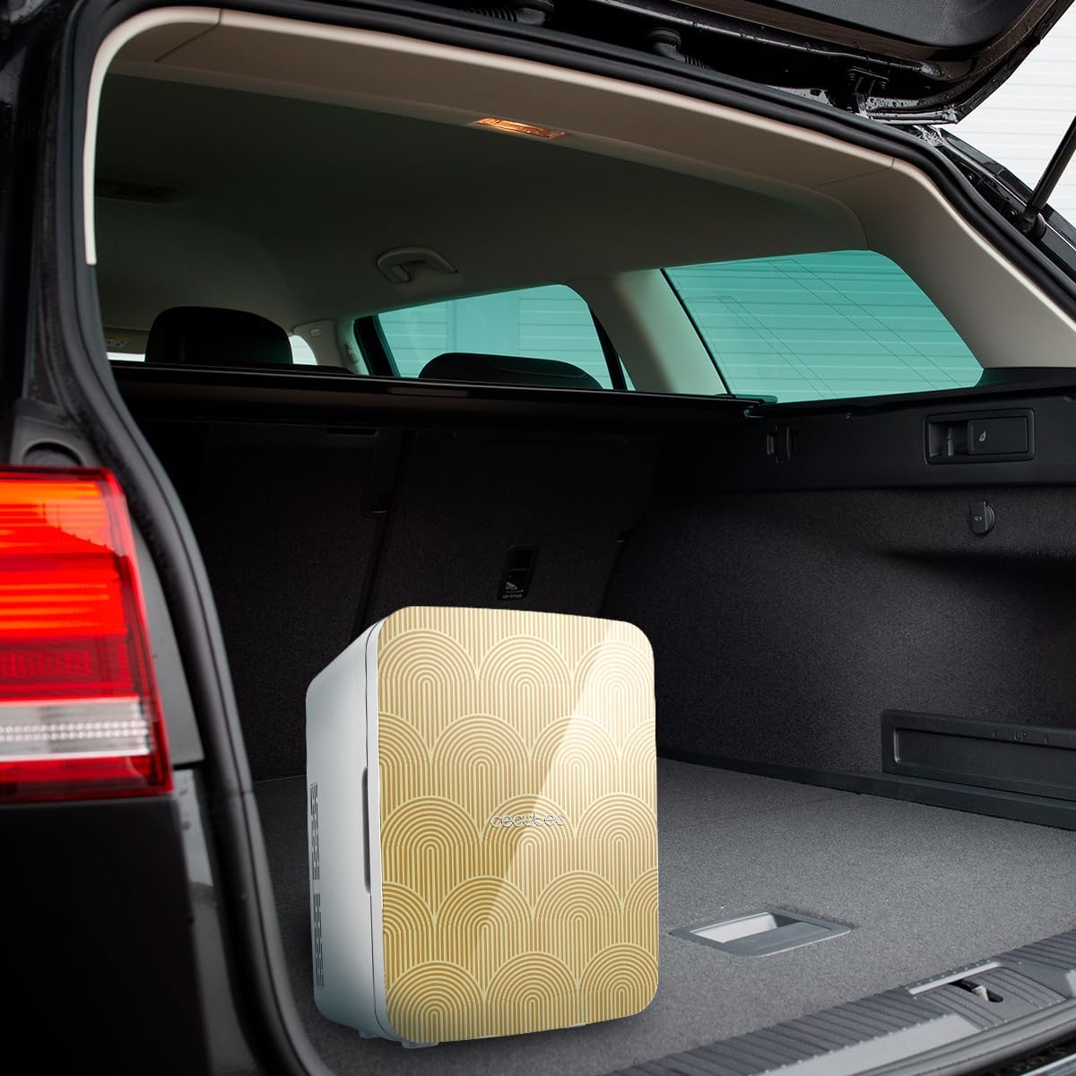 Cecotec - Bolero MiniCooling 10L - mini réfrigérateur, 7-65°C, 12V/220V, voiture/caravane, Bahamas Pat 2