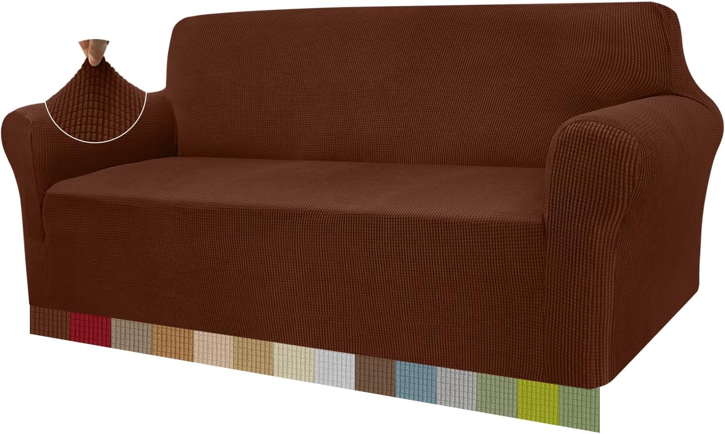 Granbest - Housse canapé Jacquard - 3 places - Protection animaux, café