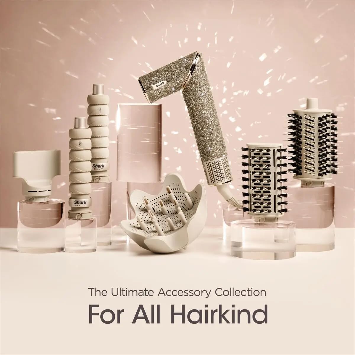 Shark - styler air chaud multi-styles - coiffage sans chaleur - boucleurs, brosses, concentrateur
