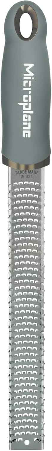 Microplane - Râpe Premium Classic - fine, inox, vert eucalyptus, agrumes, parmesan, lame US