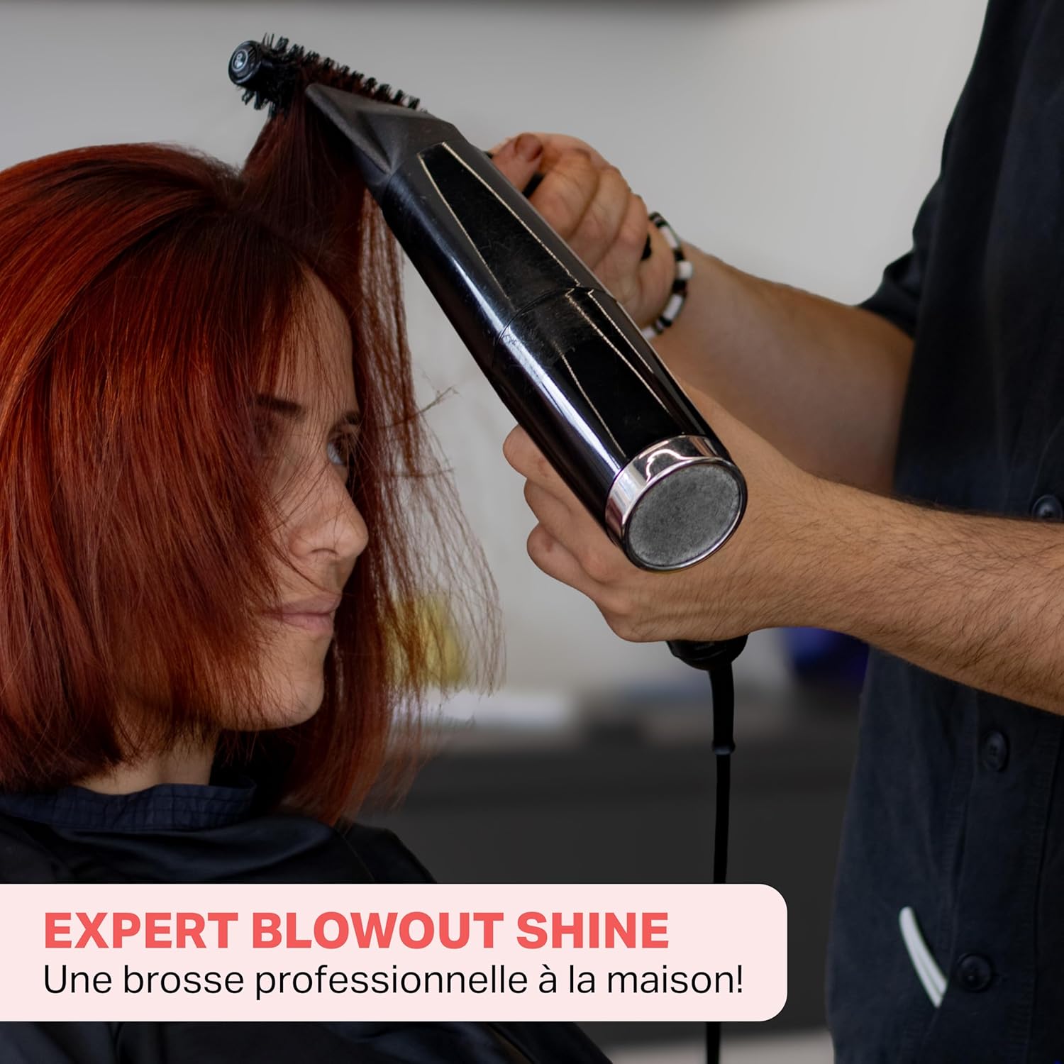 Olivia Garden - Expert Blowout Shine - brosse ronde céramique 33mm - antistatique, effet brillant