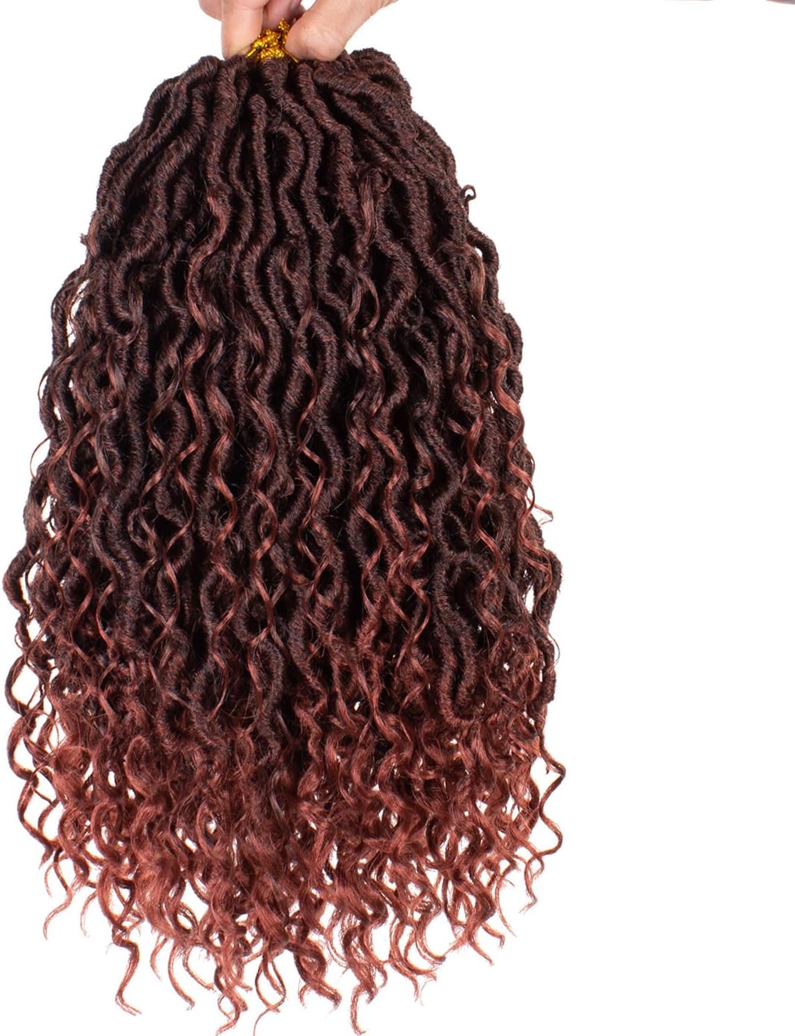 Xtrend - lot de 8 fausses dreadlocks bohème, 35,6 cm, 14 mèches, T350#