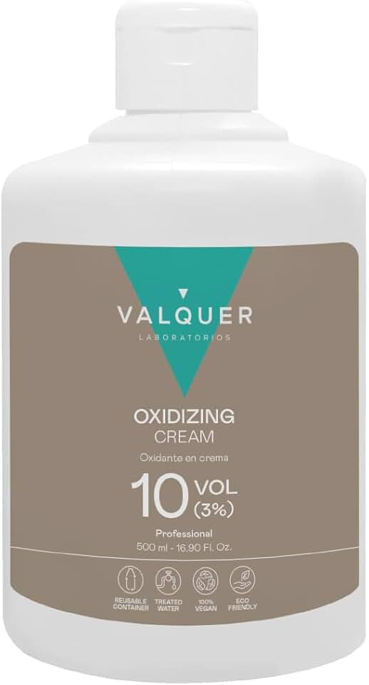 Valquer - eau oxygénée crème 500ml - 3% vegan coloration cheveux