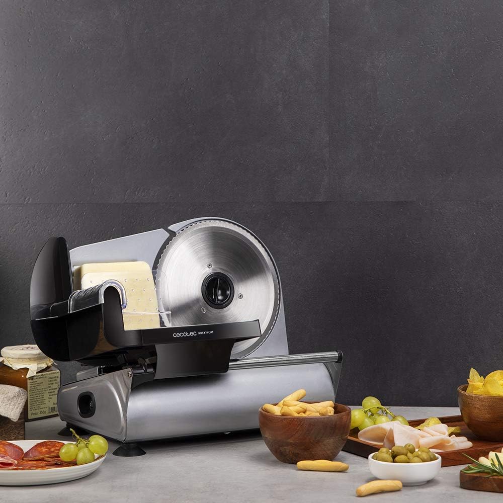 Cecotec - Rock'nCut trancheuse - 190 mm - 150 W, épaisseur 0-15 mm