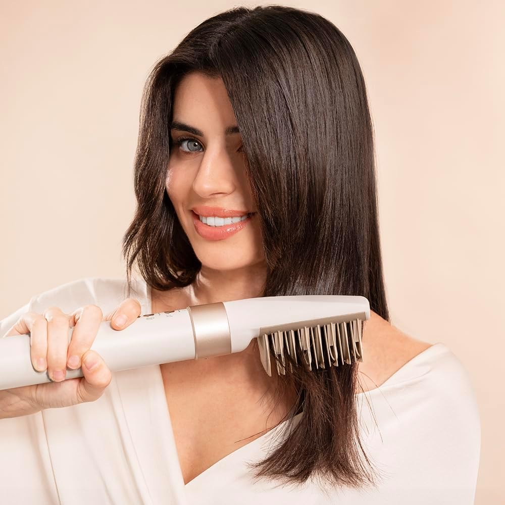 Cecotec - Brosse soufflante série AirGlam - 1400W - Coanda, 3 vitesses, 3 températures, contrôle chaleur, 110000rpm