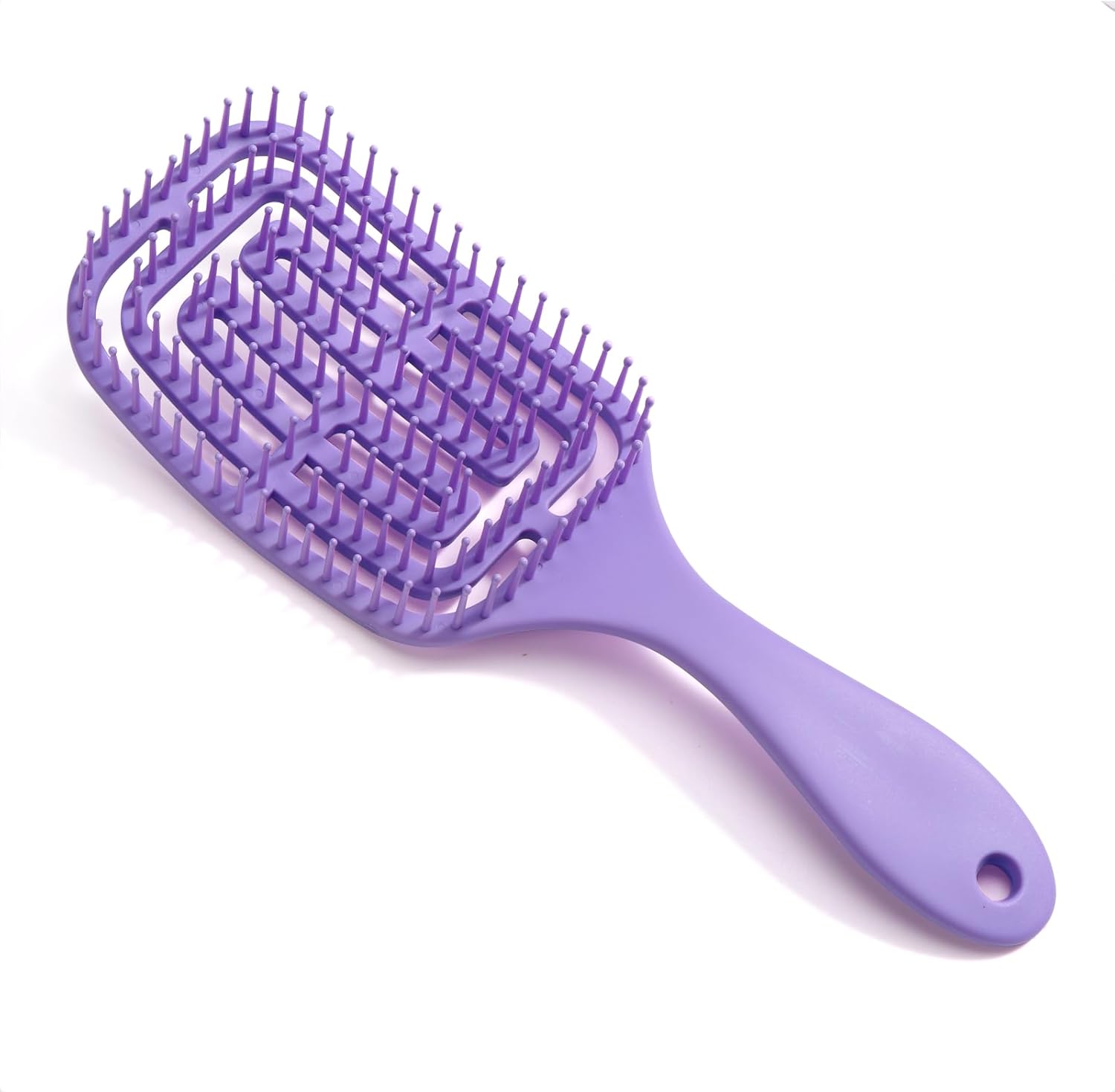 Brencco - Brosse démêlante magique cheveux bouclés anti-casse