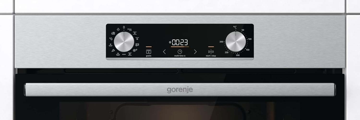 Gorenje - OptiBake encastrable - 77L - AirFry, AquaClean, grill, 300°C - BOS6737E02X