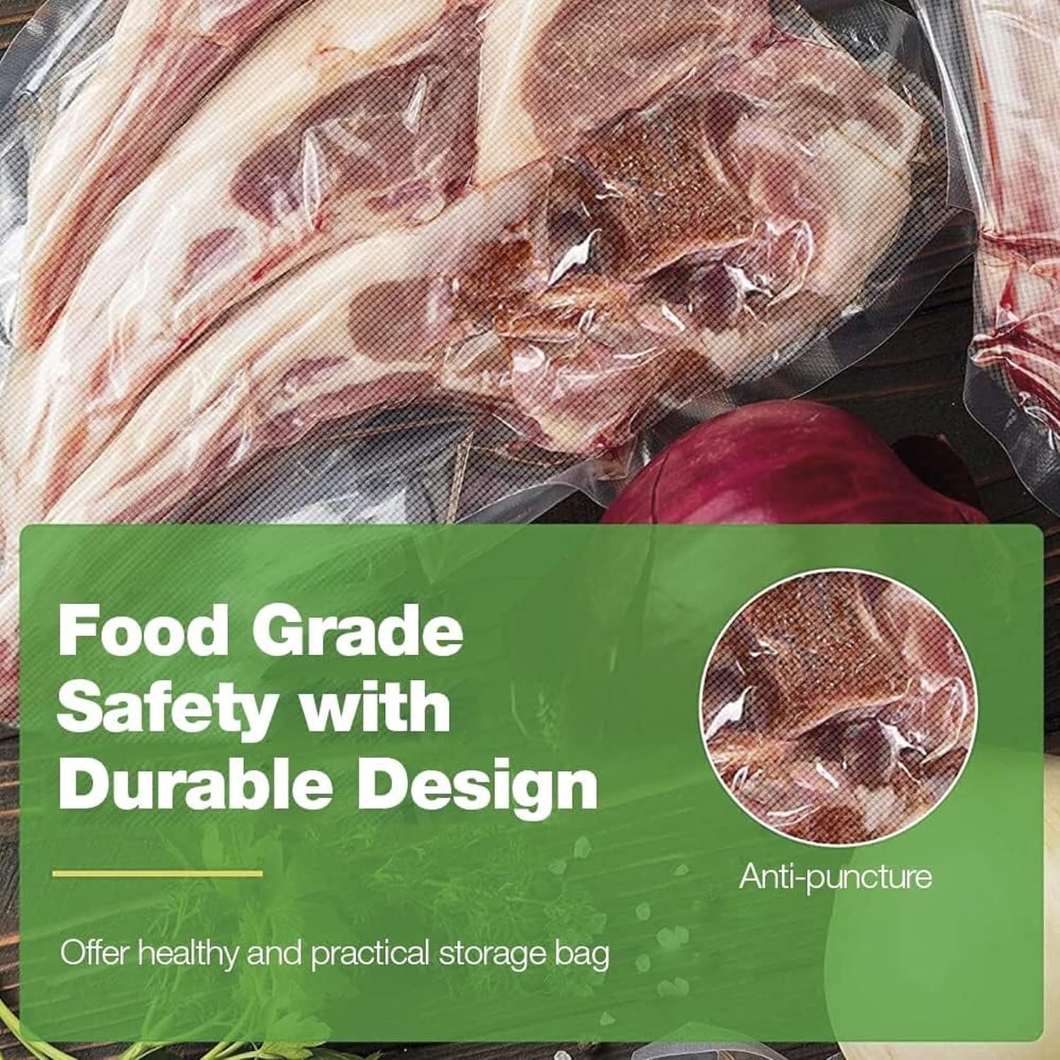 Edihome - Sac Sous Vide - 20x300cm, 28x300cm - Lot de 6 rouleaux, sans BPA