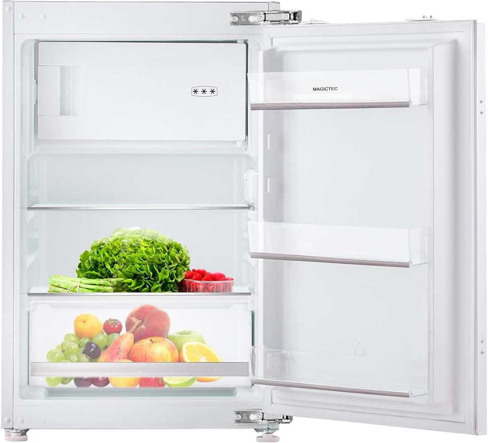 magictec - Réfrigérateur encastrable 118L, niche 88cm, poignée modulable