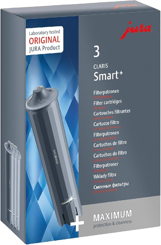 JURA - Claris Smart+ - Lot de 3 filtres - Filtration intelligente 24233
