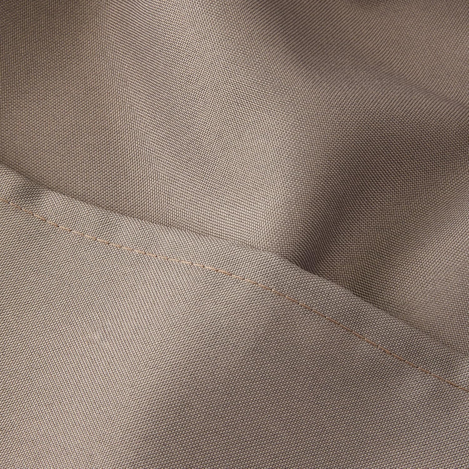 Soleil d'Ocre - Alix nappe rectangle 140x300 cm polyester moka anti-taches