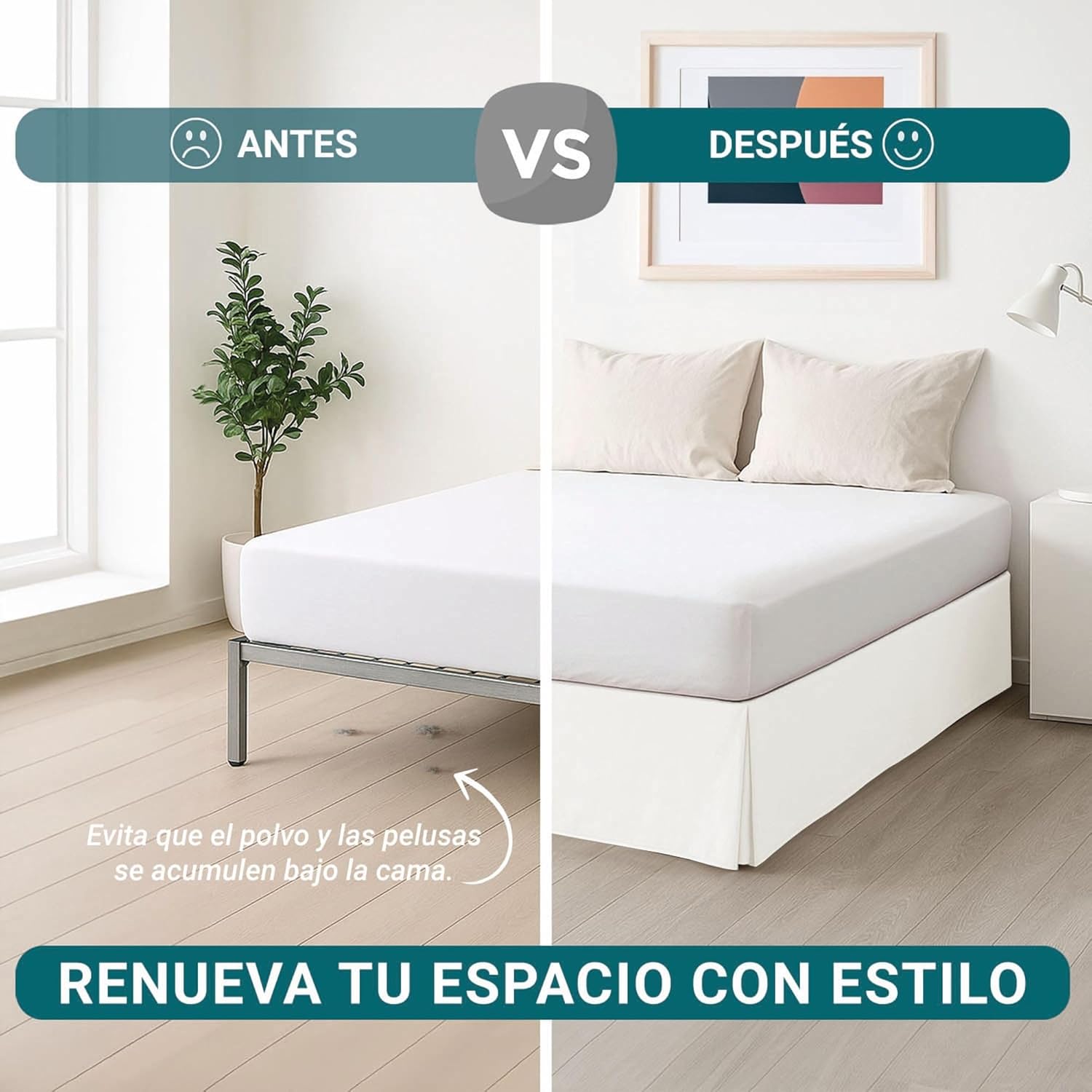 Couvre canapé lit - blanc, 135x190/200 cm, antidérapant, respirant, jupon