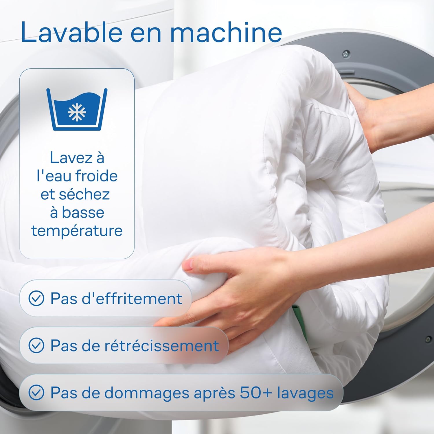 Surmatelas - Double Cloud-Like Comfort - 140x200cm - microfibre ultra-douce respirante