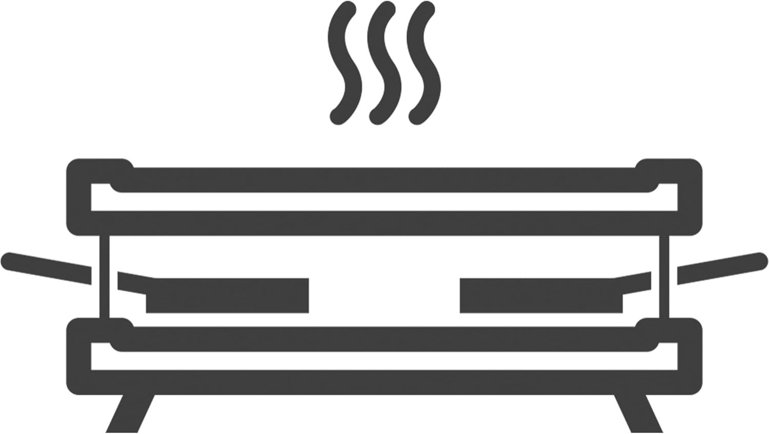 DOMO - raclette Just us - 4 personnes - 600W compact - DO9147G