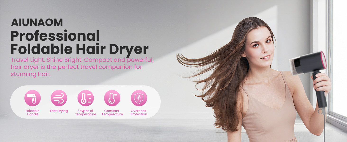 Seche cheveux de voyage pliable