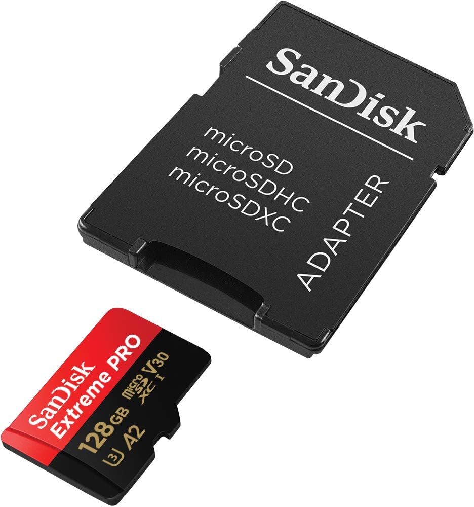 SanDisk - Extreme PRO microSDXC 128Go - 200Mo/s, A2, UHS-I, V30