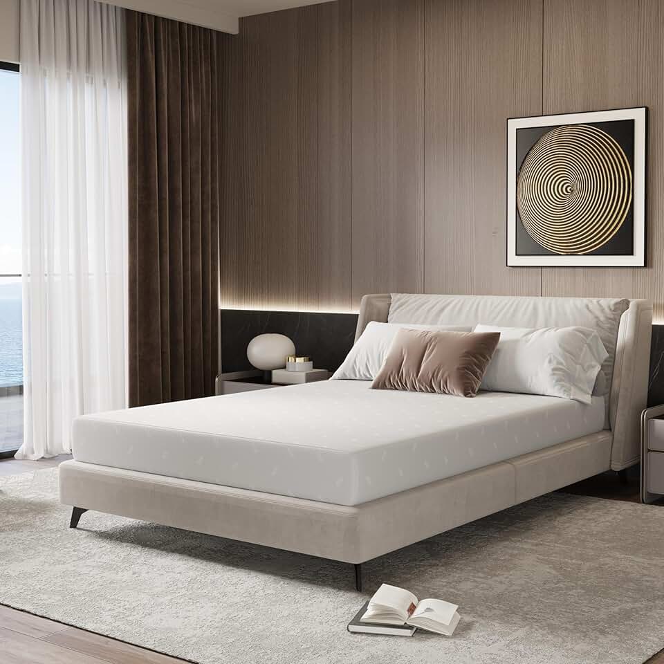 Novilla - Matelas 7 zones - 140x200 cm - mousse froide, housse amovible, 18 cm