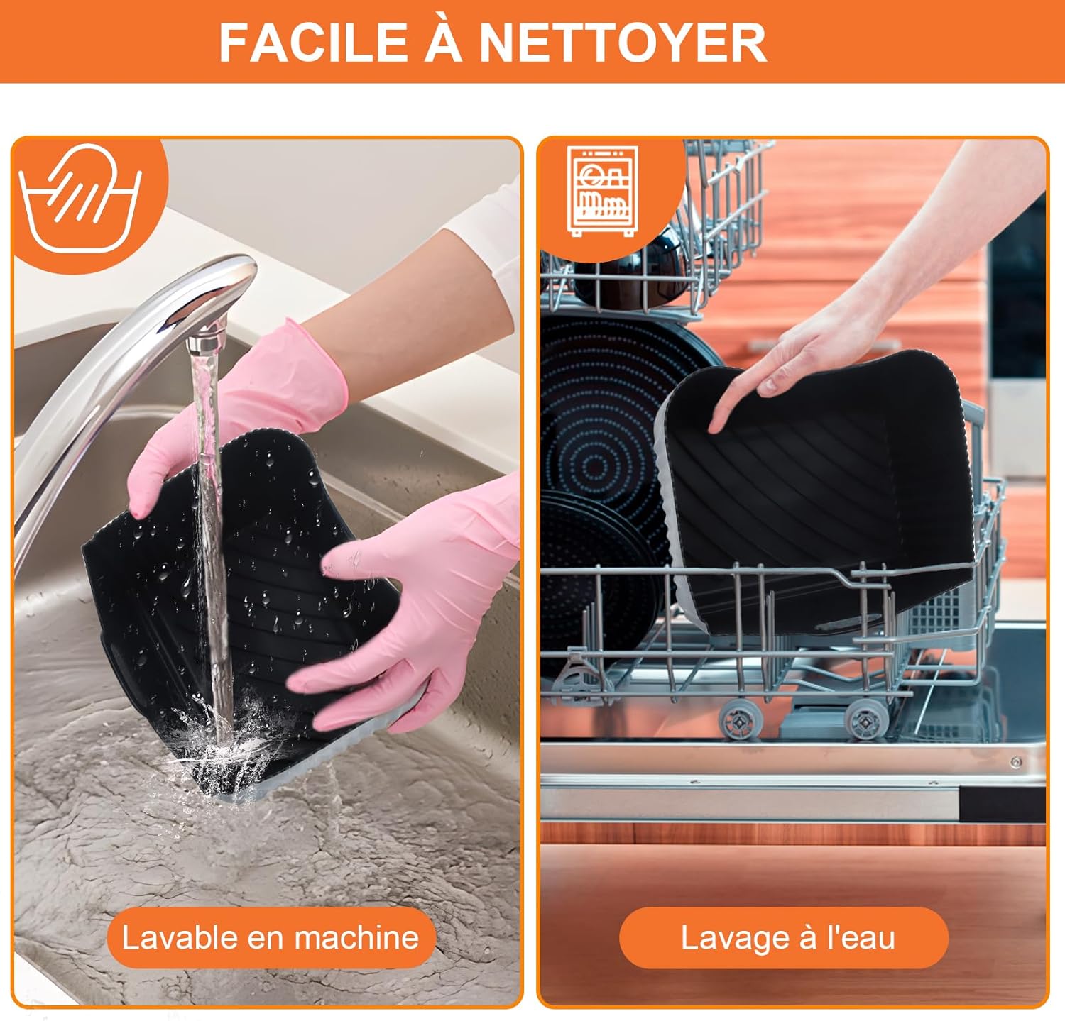 Accessoires air fryer - lot de 3 - 10,4L - compatibles Ninja Foodi AF500EU