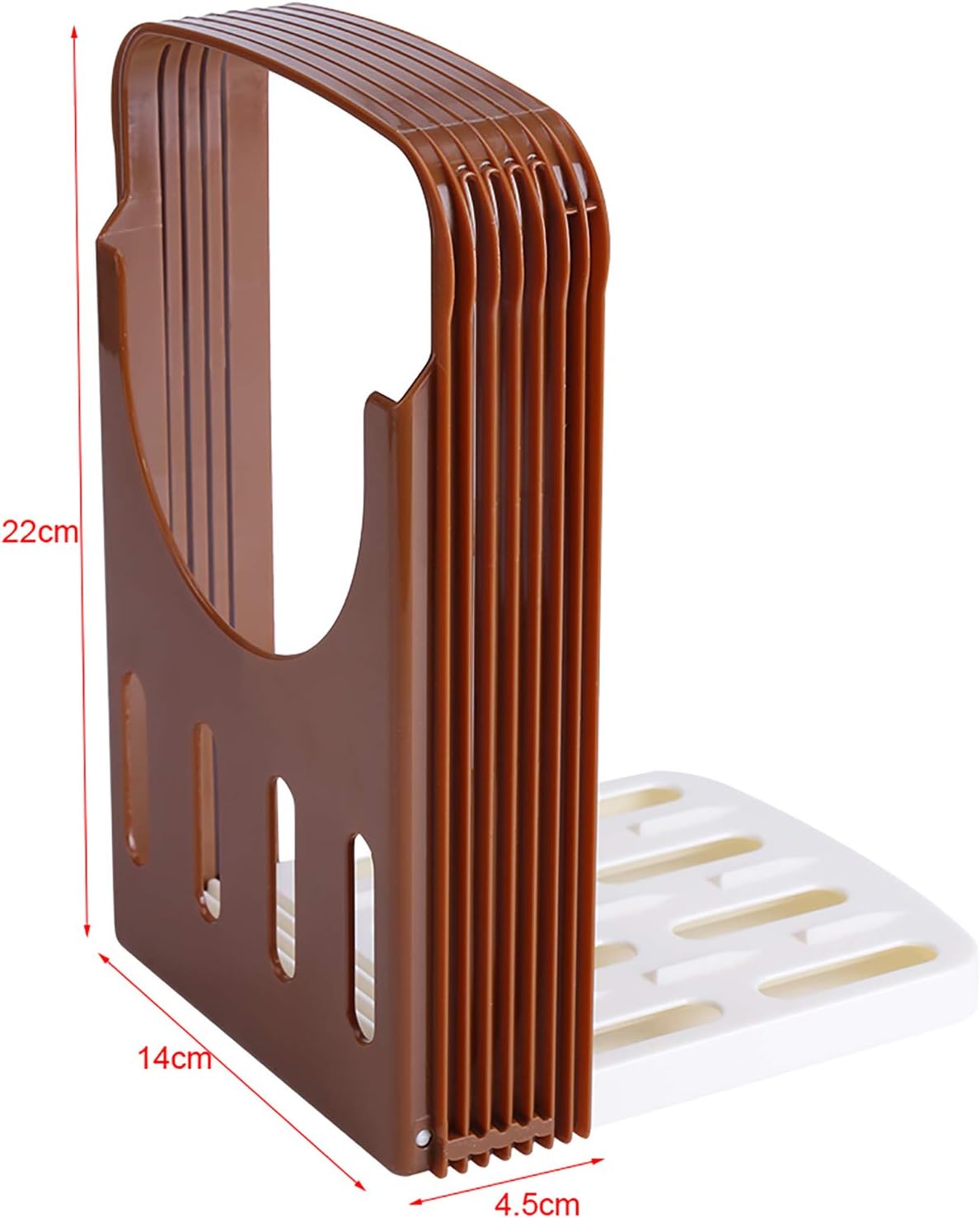 Trancheuse à pain - pliante, réglable, 5 épaisseurs, compacte, multi-usages