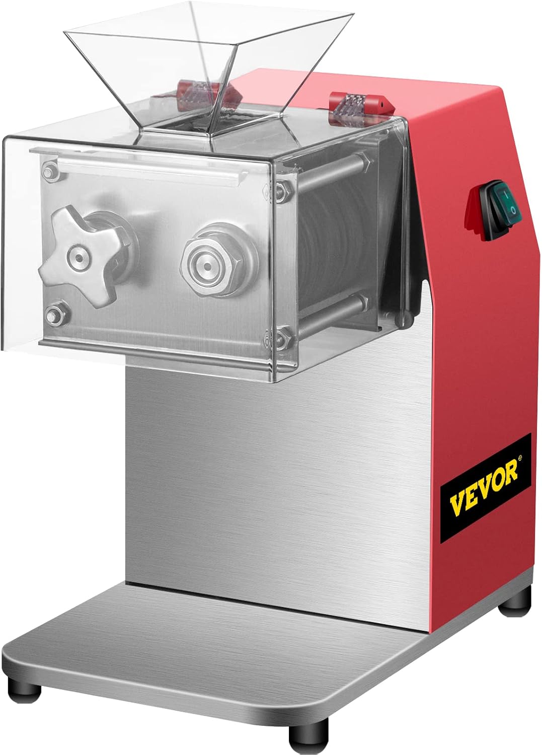 VEVOR - Machine à découper viande, 250kg/h, 850W, lame 3,5mm, inox