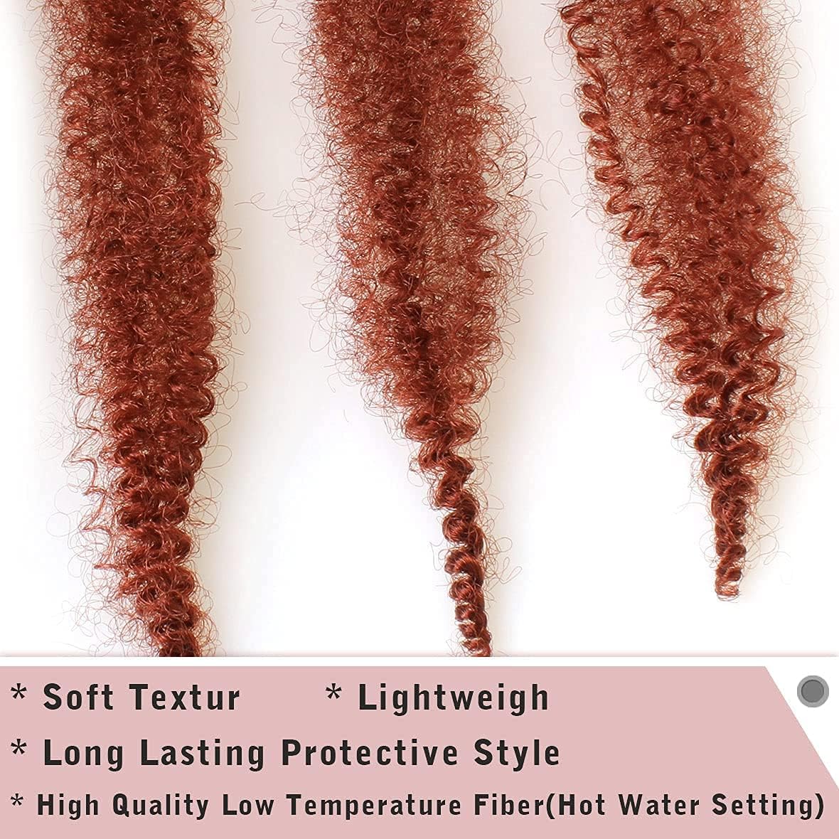Xtrend - Springy Afro Twist, 12 pouces, cheveux synthétiques, 350#