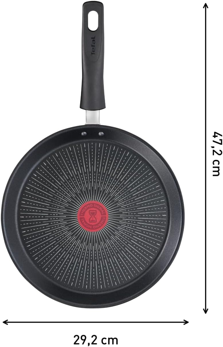 Tefal - Unlimited On - poêle à crêpe 28cm, induction, antiadhésif, Thermo-Signal, G25939AZ