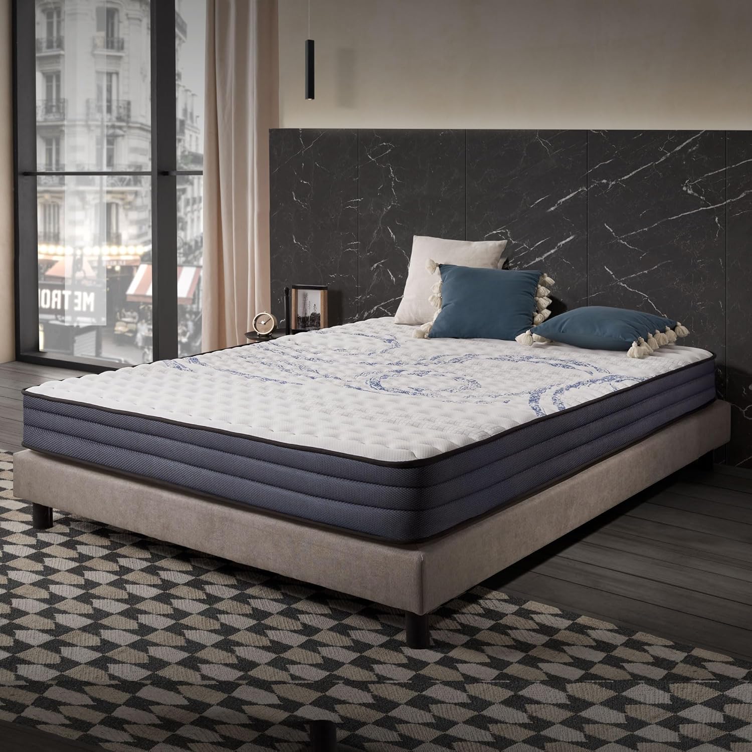 NATURALEX - PerfectSleep - 180x200 - mémoire de forme, 7 zones, réversible