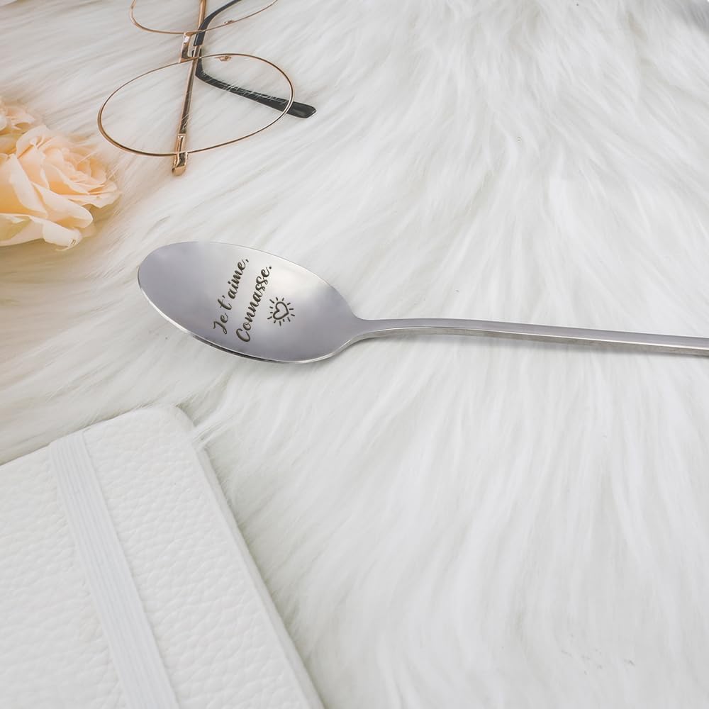 Cuillère à café en acier inox - drôle, cadeau idéal femme, 14cm