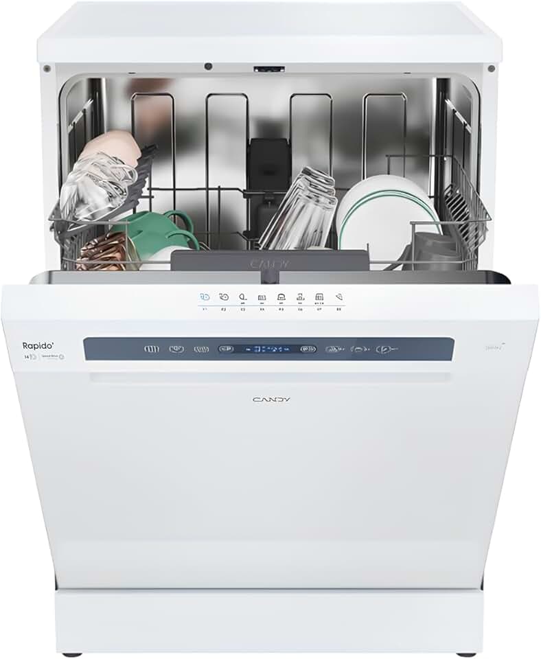 Candy Lave-vaisselle série CF, 14 couverts, 60x82 cm, contrôle à distance, CF 4C6F0W