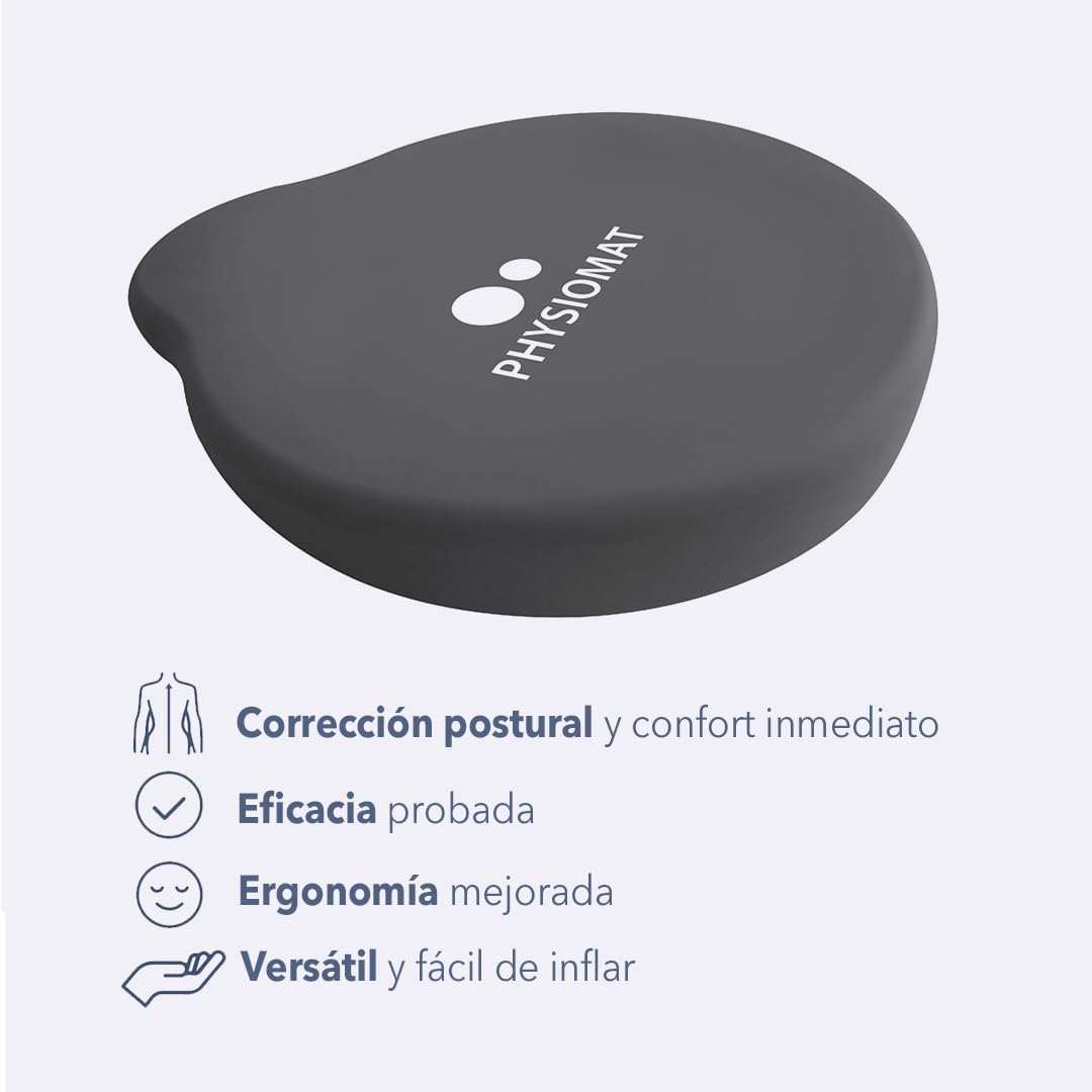 PHYSIOMAT - La Galette Dos Parfait - coussin d'assise ergonomique, soutien lombaire, confort adaptable