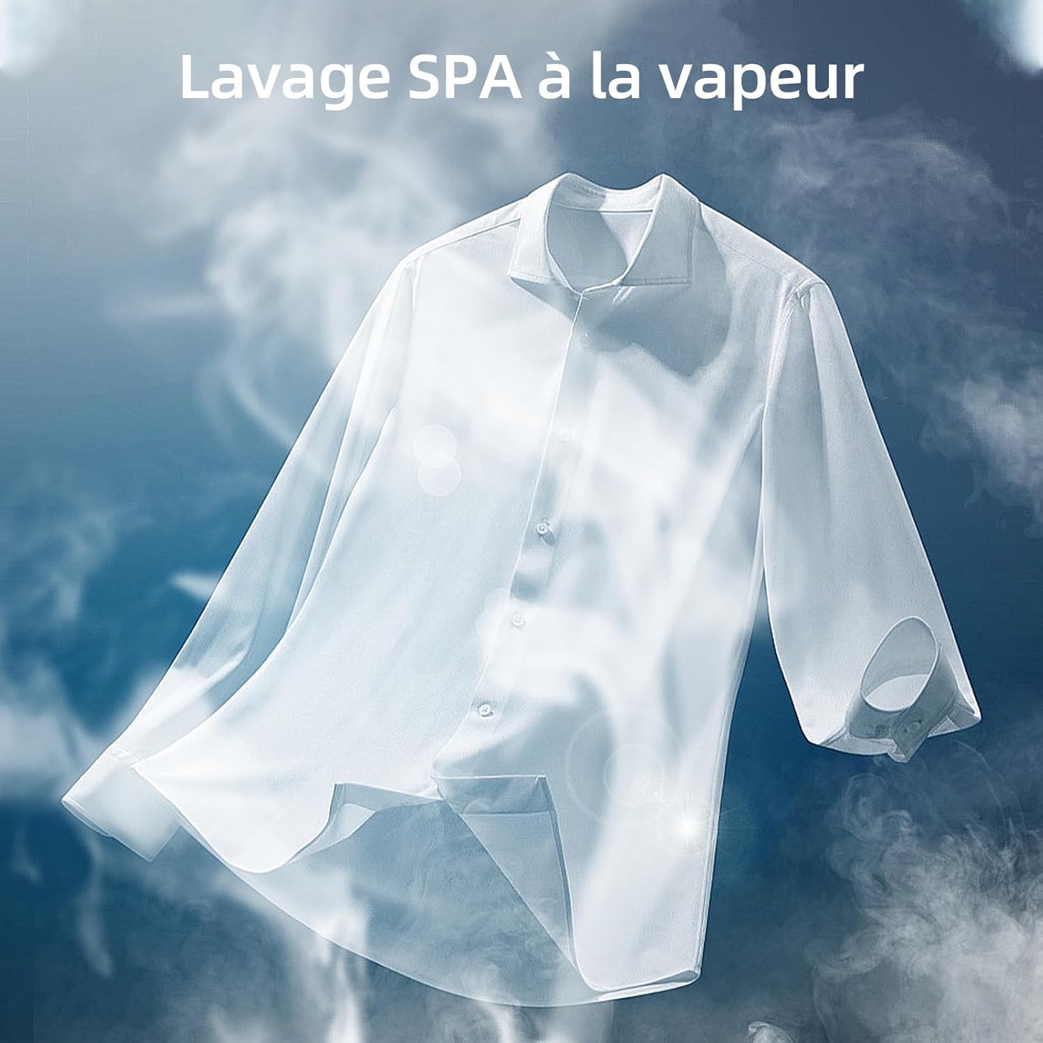 CHiQ - lave-linge 8 kg - écran LED tactile, vapeur, 1400 tr/min - CW086581AX
