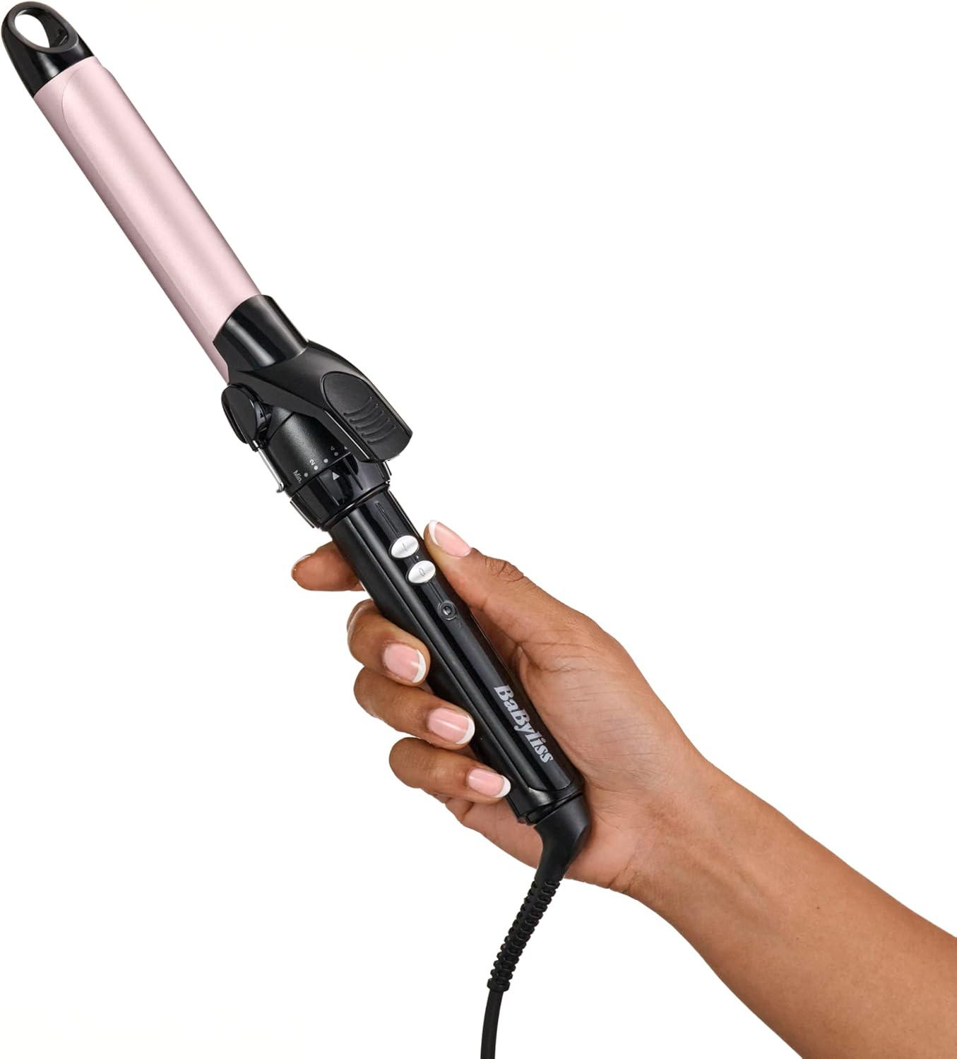 BaByliss - Curling Tong série Sublim' Touch - 25mm - 10 températures, revêtement ultra-doux, support sécurité - C325E