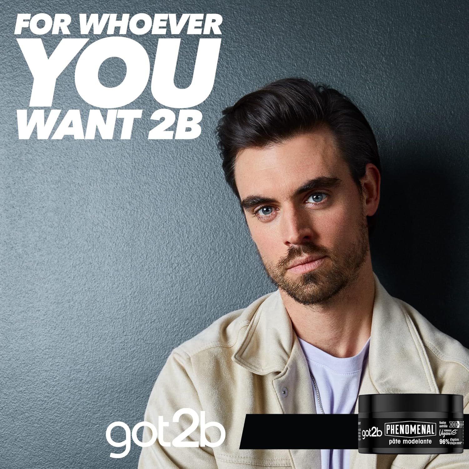 Schwarzkopf - Got2b PhenoMENal - 2x100ml - pâte coiffante naturelle, fixation contrôlée