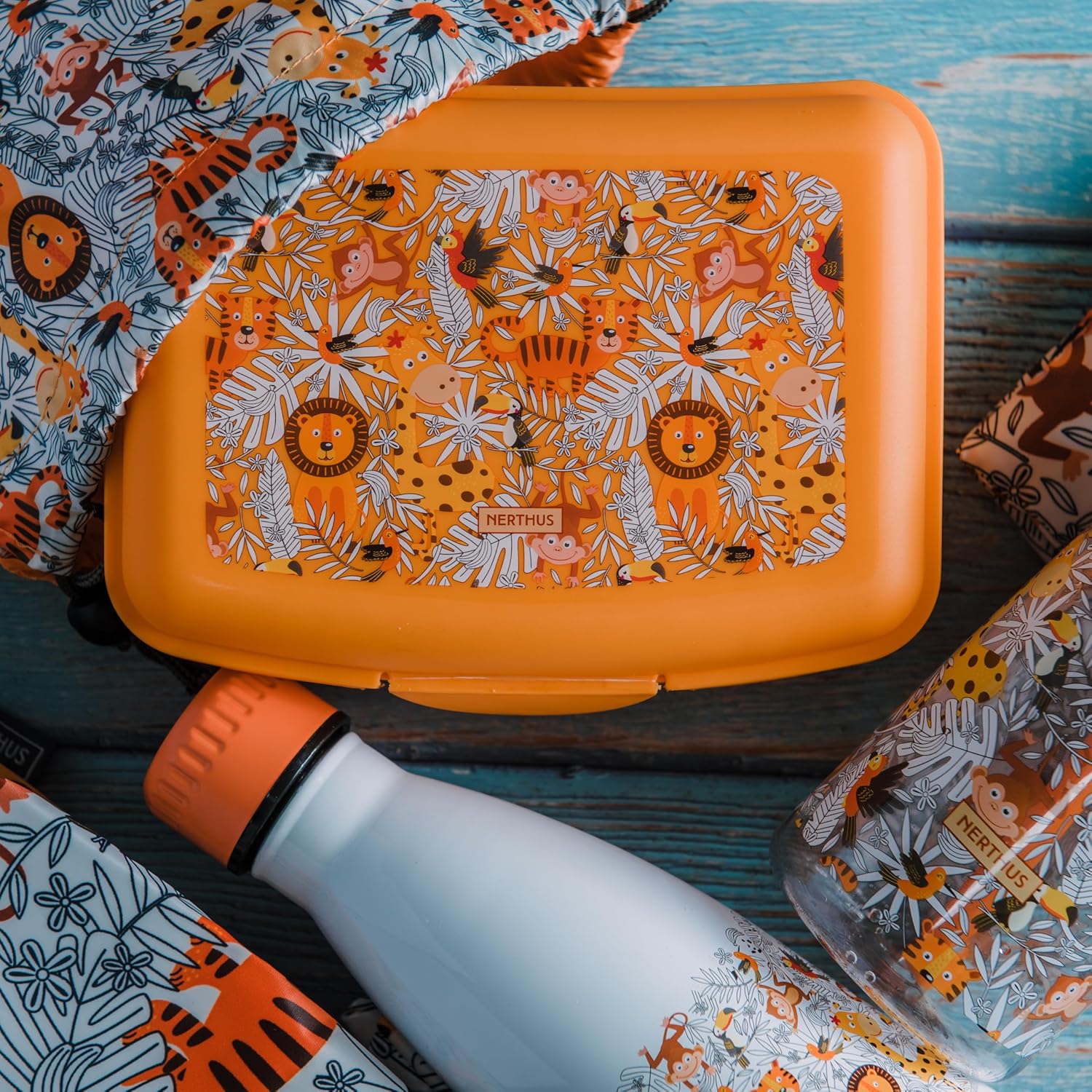 NERTHUS - boîte à lunch Safari - légère et facile à nettoyer - FIH 921