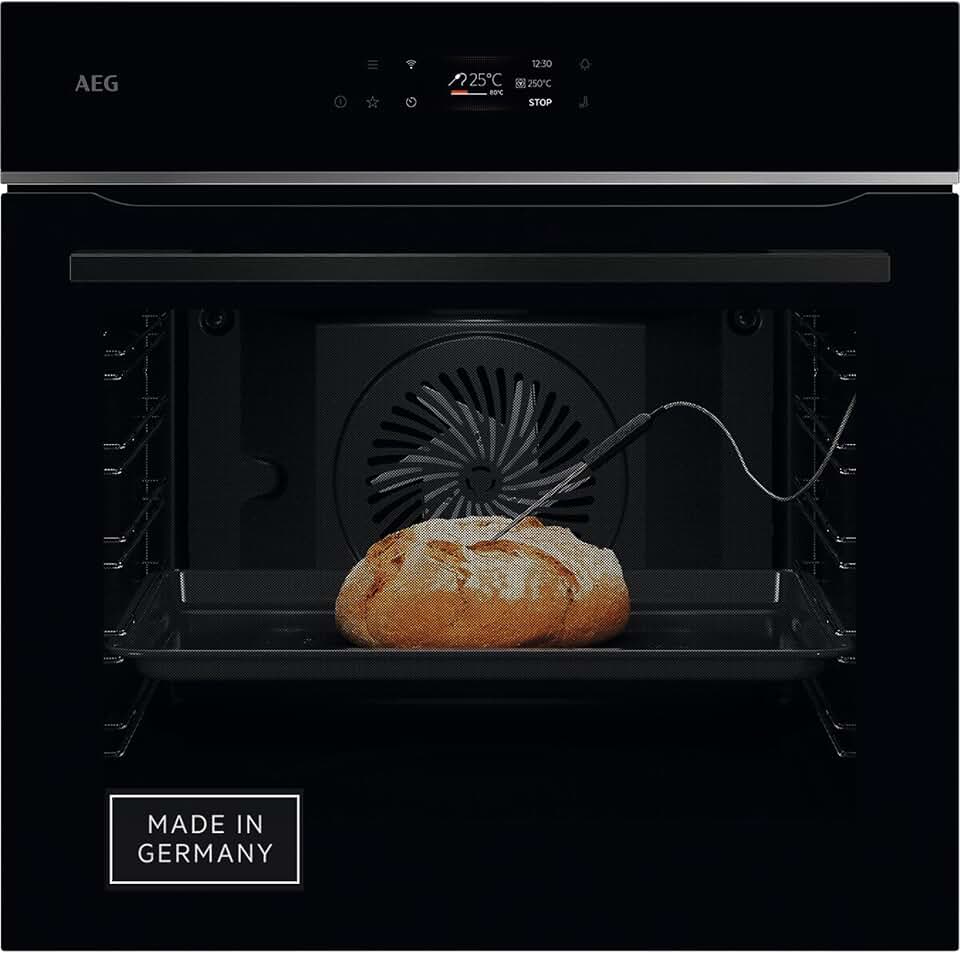 AEG - Four encastré Série 7 - cuisson précise, WiFi, auto-nettoyage