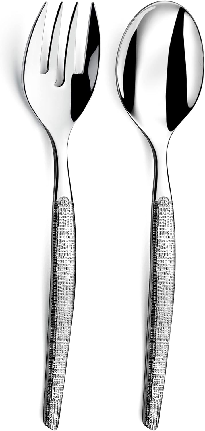 LOU LAGUIOLE - Jet (Ménagère 12 pers.) - Inox 18/0, Finition Textil