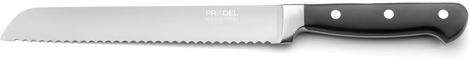 Blason - couteau à pain, série Satinée - lame 20 cm, inox 13C, noir