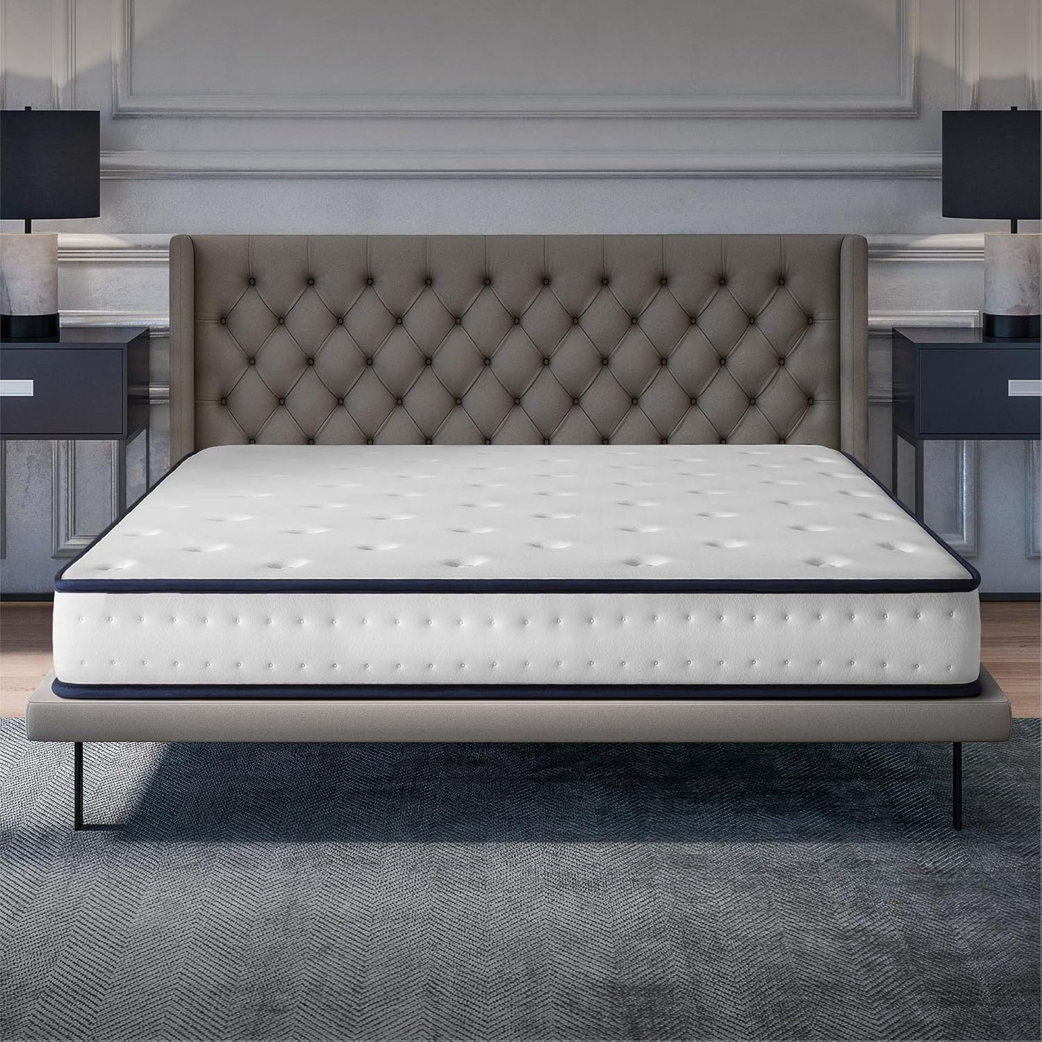 Cosmos - Upsilon - 90x190 cm - mémoire de forme, latex, 15 cm, 7 zones