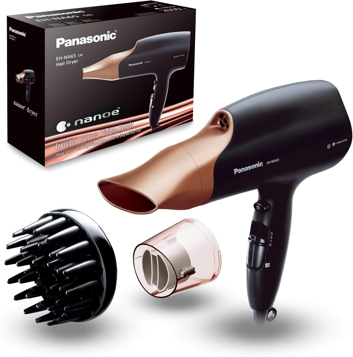 Panasonic - Sèche-cheveux professionnel - compact, or, haute performance