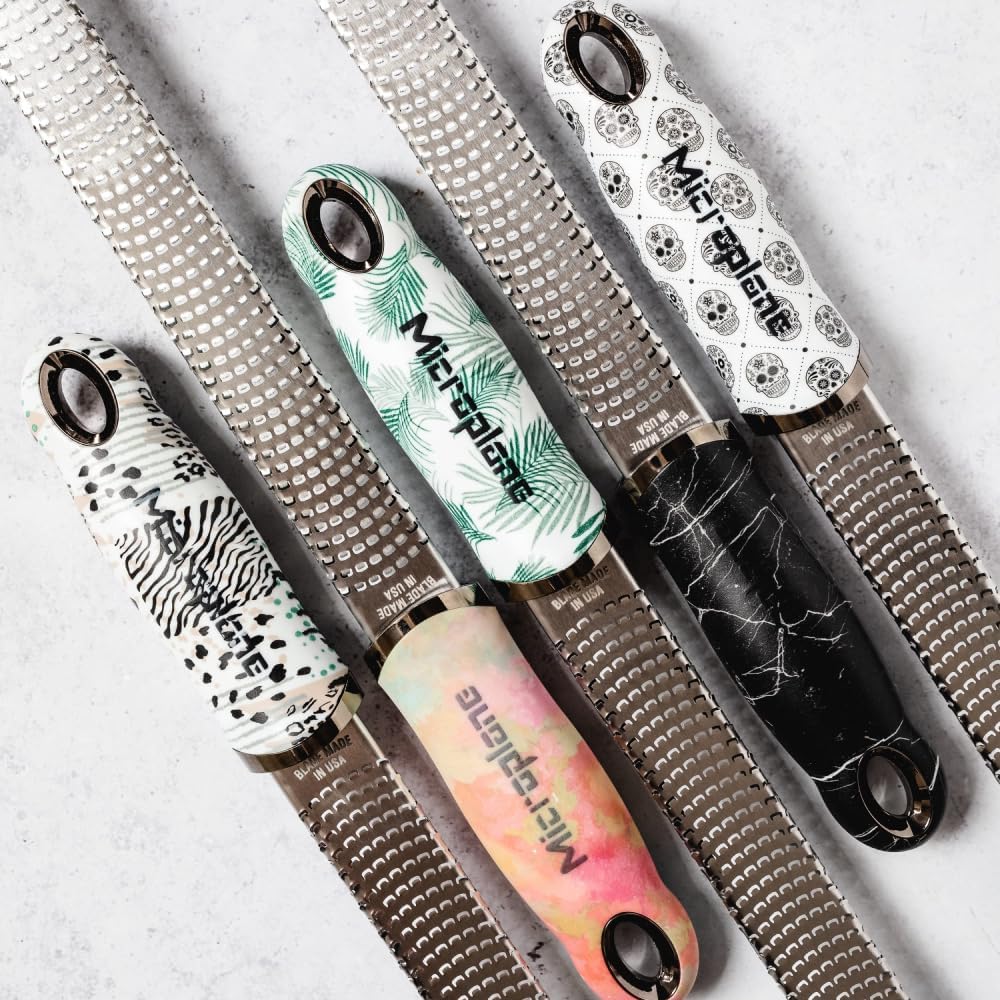 Microplane - Râpe à zester série Ombre - lame fine, inox, US, zeste, parmesan