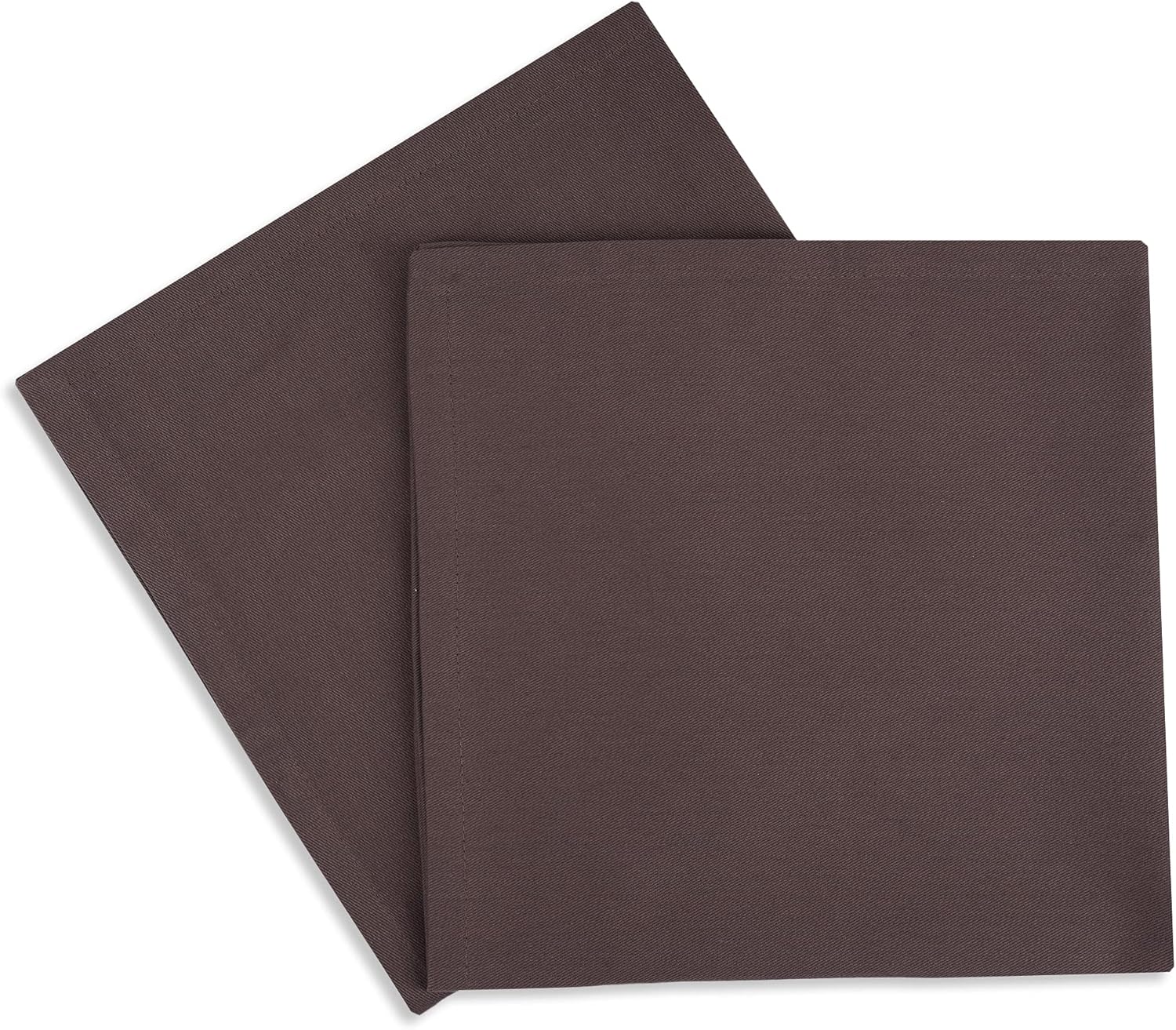 Sweet Needle - serviettes de table 45x45cm - coton épais, coins arrondis, lot de 12