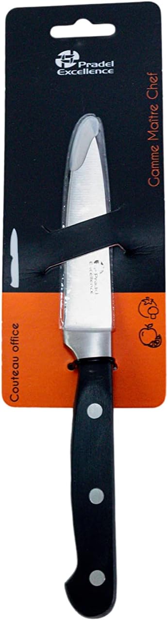 Pradel - Maître Chef - 21,5 cm - Couteau office inox, manche POM, lame 9,5 cm