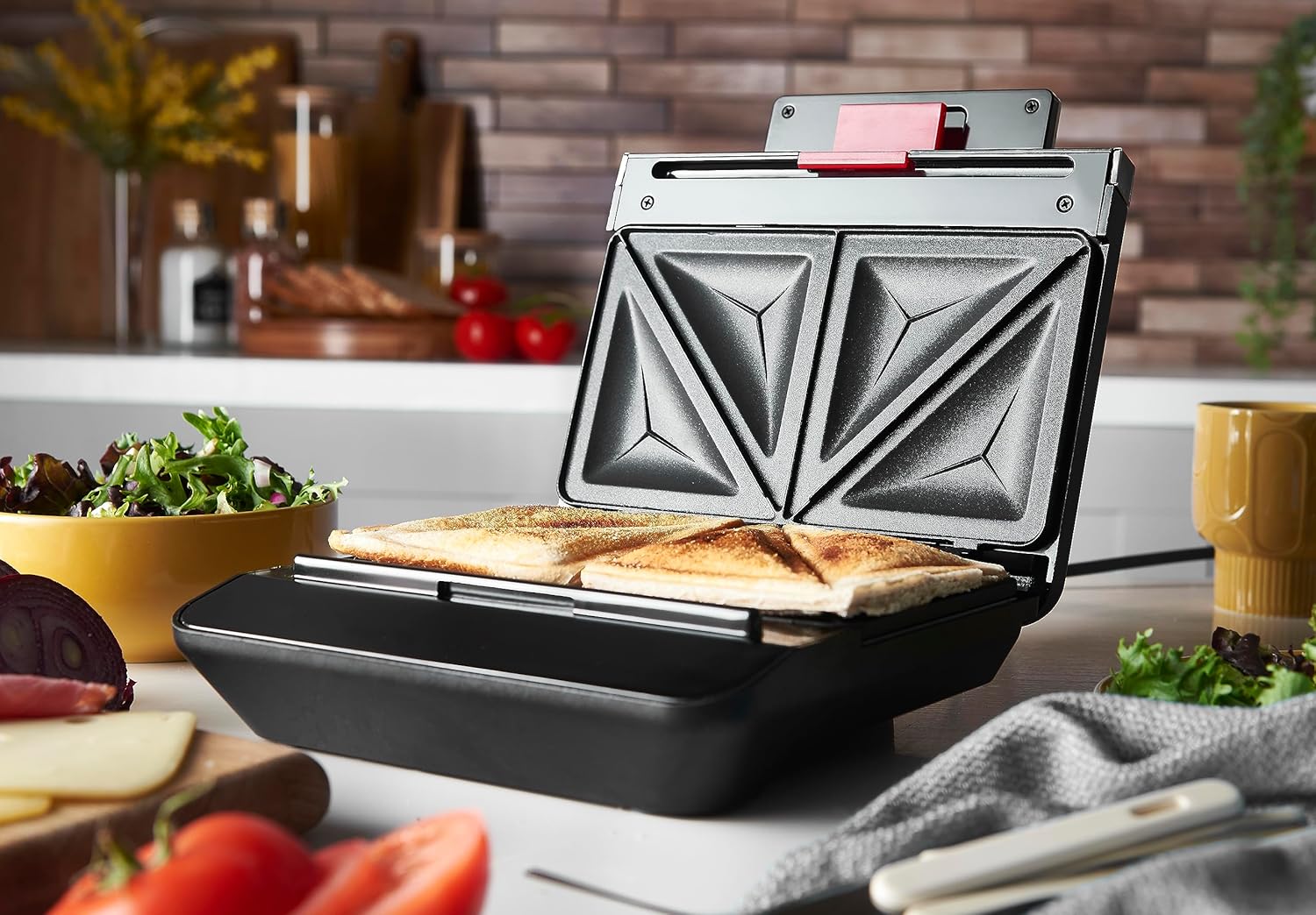 Russell Hobbs - Croque Monsieur Creations - 750W - plaques antiadhésives, rangement facile, loquet, 26800-56