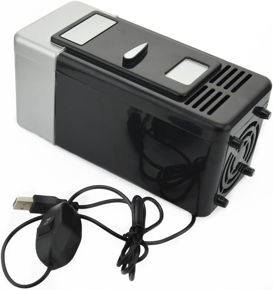 Petit réfrigérateur USB, minibar, refroidisseur/réchauffeur, compact, H-UF05Black