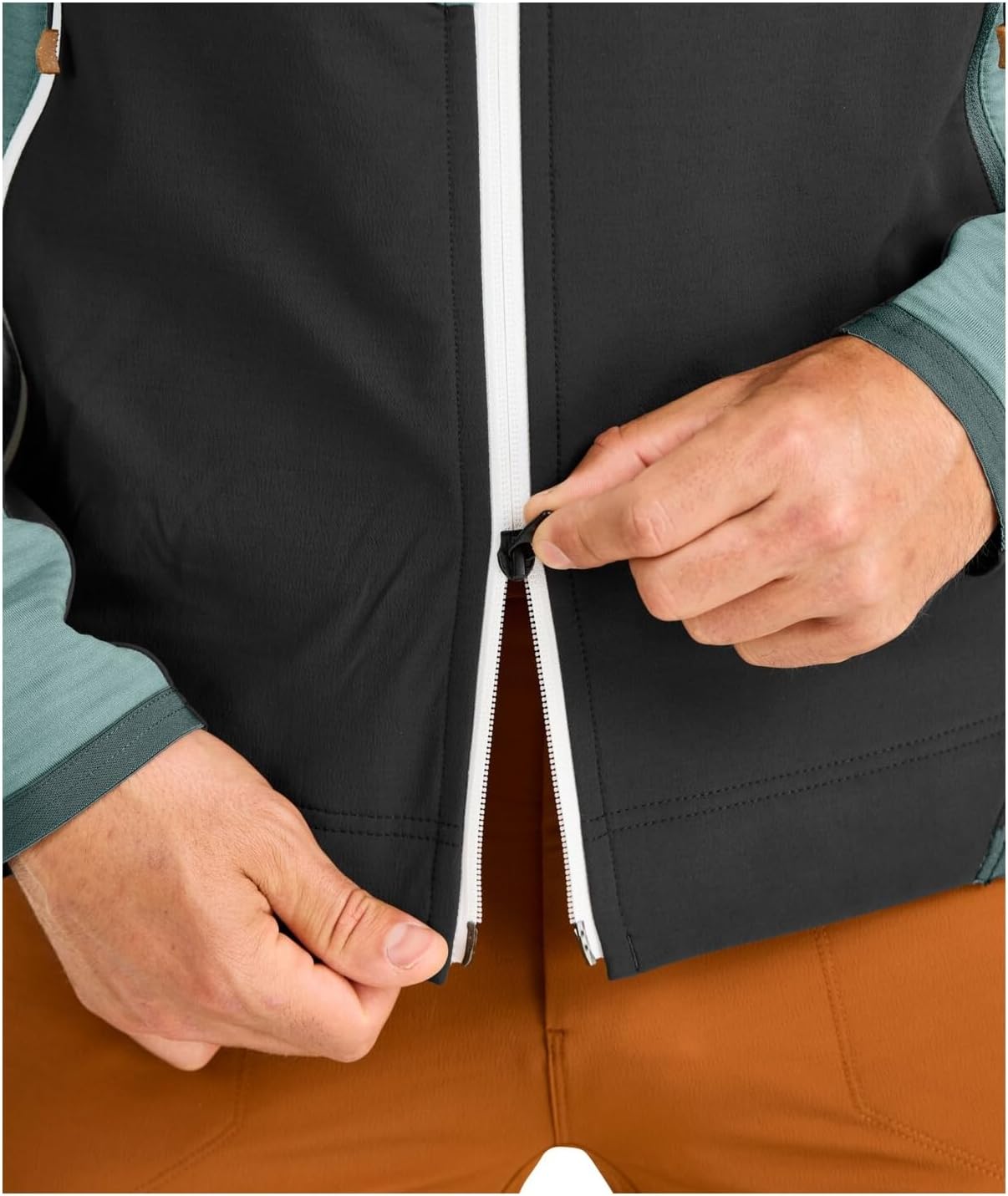 Ypsilanti - Fleece Rib Hoody - M - Wild Herbs, Confort Doux