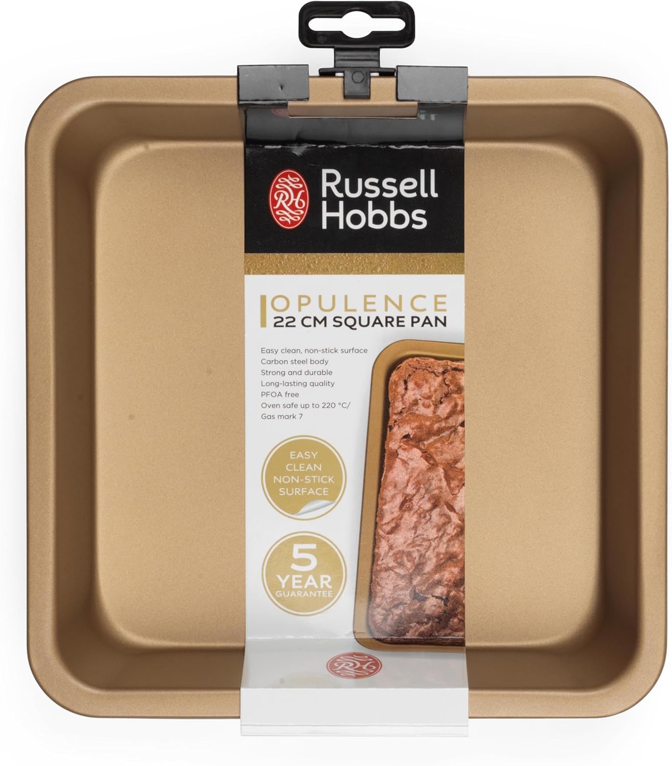 Russell Hobbs - Opulence carré 22cm - antiadhésif, acier, 220°C - RH02148GEU7