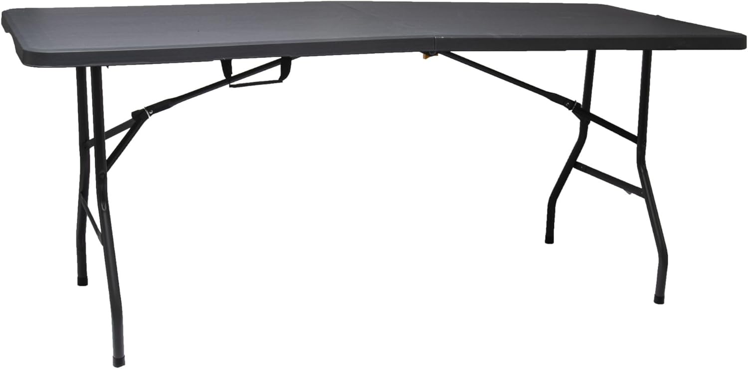 WERKA PRO - Table pliante rectangulaire - 180x74x74 cm - pliante, grise