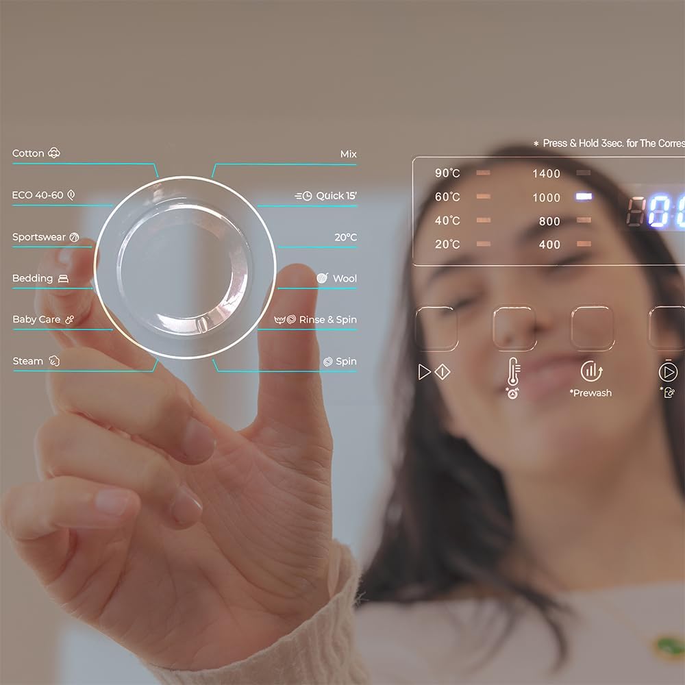 Cecotec - Bolero DressCode 6150 - 6 kg - 1000 tr/min, 12 programmes