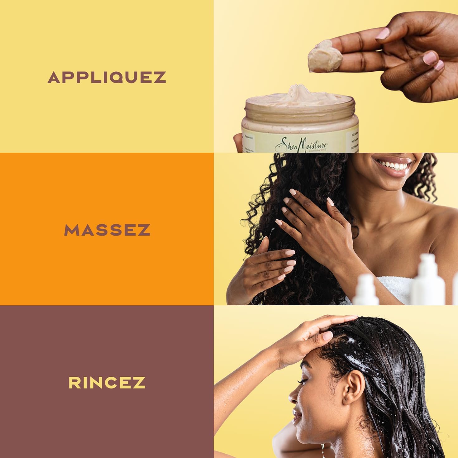 SheaMoisture - Strengthen & Restore - 2x355ml - Soin cheveux ricin noir